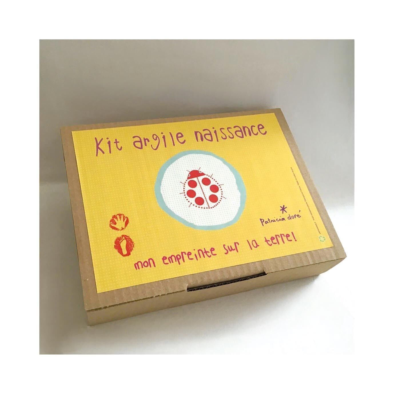 NASCITA: IMPRONTA DA REALIZZARE IN ARGILLA NATURALE. NASCITA GIALLA