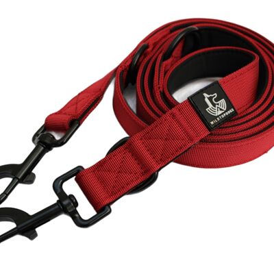 Red Wine 3m multiposition leash