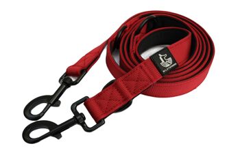 Leash multipositions Red Wine 2m