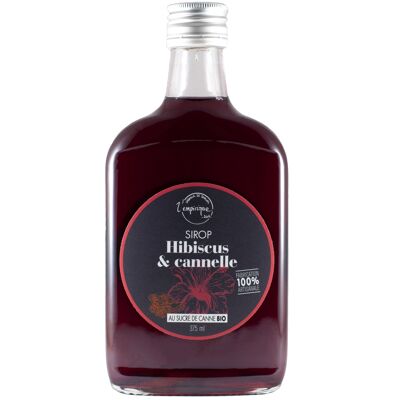 Sirop artisanal hibiscus & cannelle 375ml