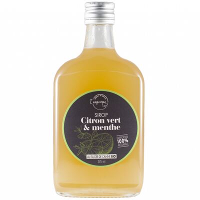Lime & fresh mint artisanal syrup 375ml