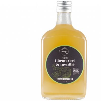 Sirop artisanal citron vert & menthe fraîche 375ml