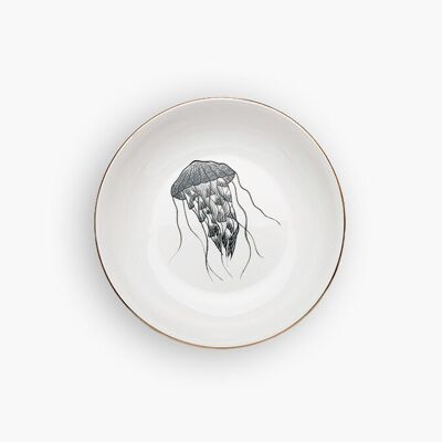 Plato hondo medusa