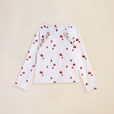 Top Anti-UV Arricciato - Ma Framboise