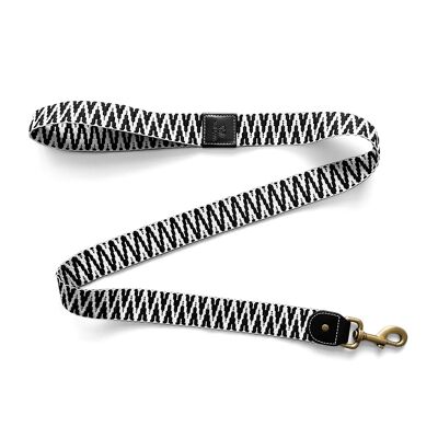 Premium dog leash - city leash 1.20m - black
