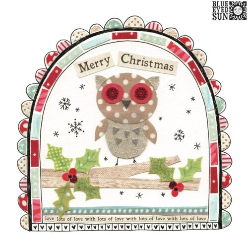 Merry Christmas Owl - Fiesta