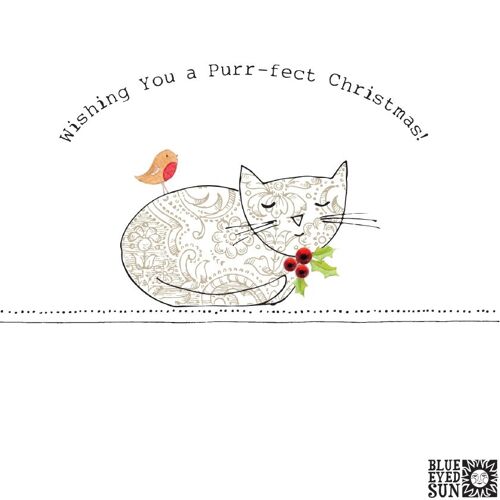 Wishing You a Purr-fect Christmas - Noel