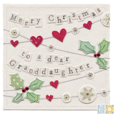Granddaughter Christmas - Vintage Too