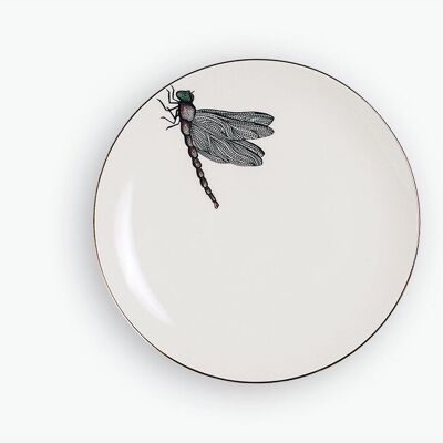 ASSIETTE PLATE AFRICAN DRAGONFLY