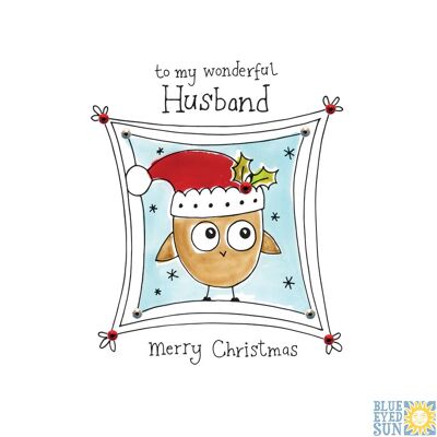 Ehemann Weihnachtseule - kleine Lichter