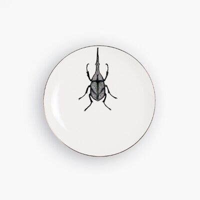 HERCULES BEETLE DESSERT PLATE