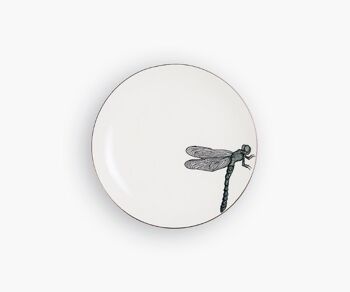 ASSIETTE À DESSERT DRAGONFLY EMPEROR