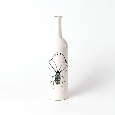 Botella escarabajo arlequín