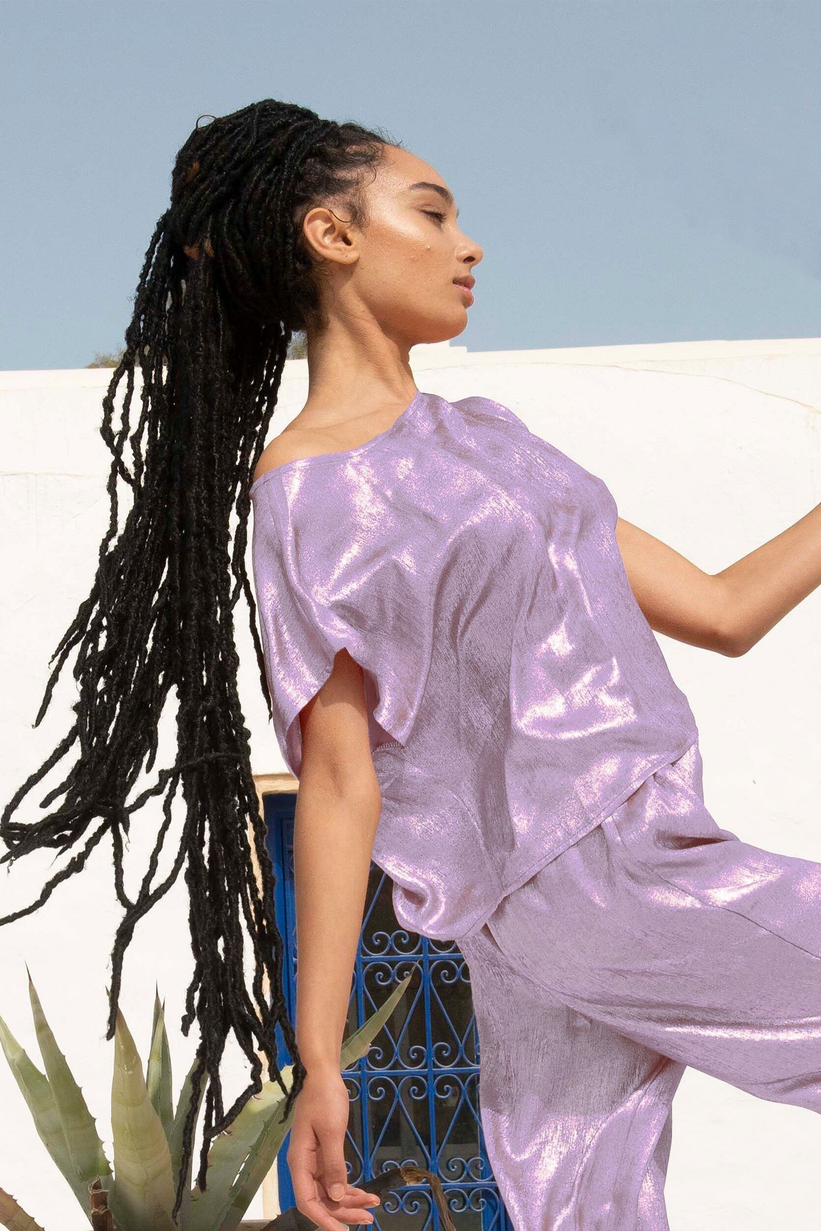 T-shirt Aliyah Lilas