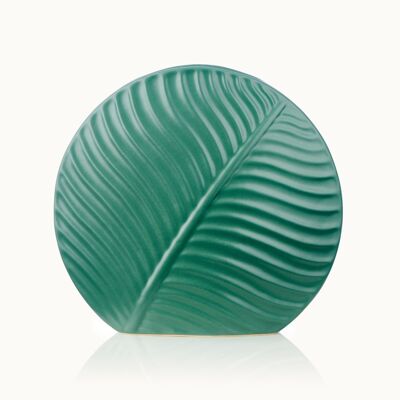 Vase Leaf Green-L