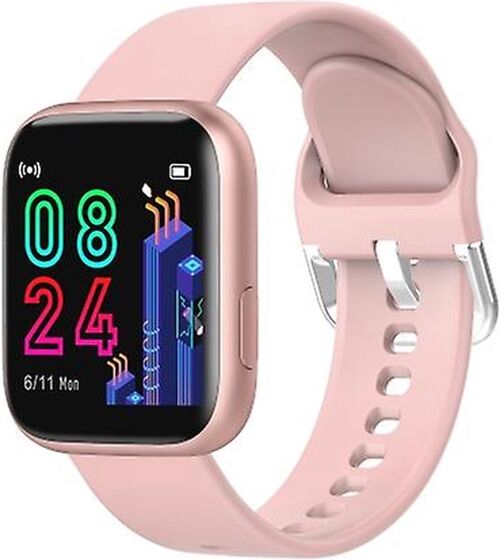 Tijdspeeltgeenrol Smartwatch Dames Rose roze extra bandje roestvrij staal Smartwatches Smartwatch Android Smartwatch IOS