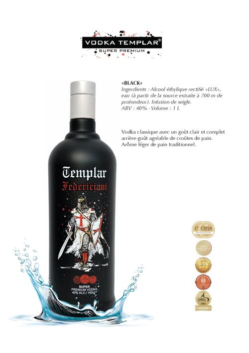 Templar Vodka Black