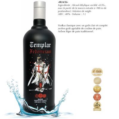 Vodka Templario Negro