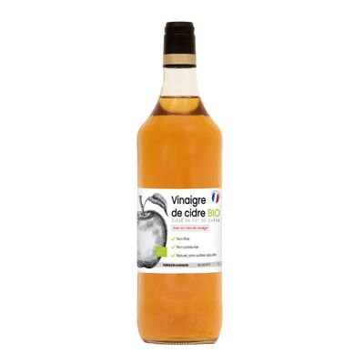 Organic cider vinegar with its mother of vinegar 1L