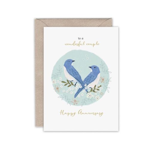 Anniversary card to a wonderful couple