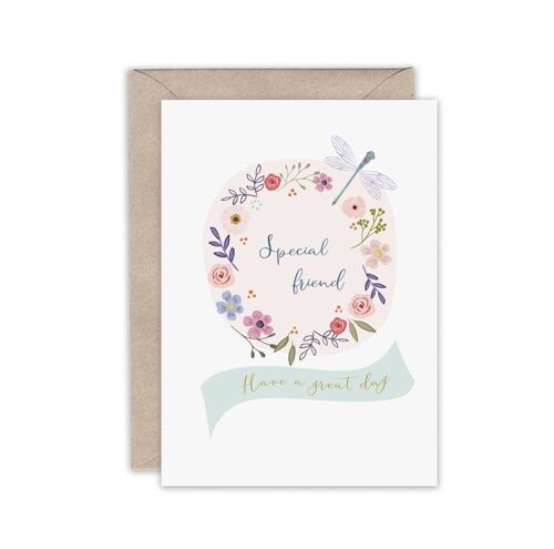 Special friend greeting card