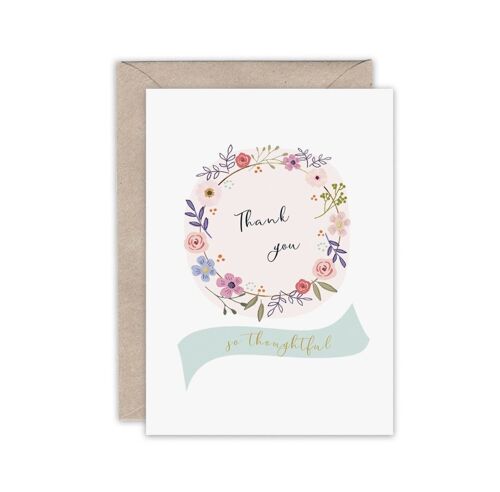 Thank you greeting card