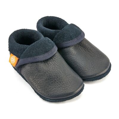 Pantuflas para niños - clásico azul oscuro