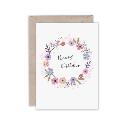 Happy birthday greeting card