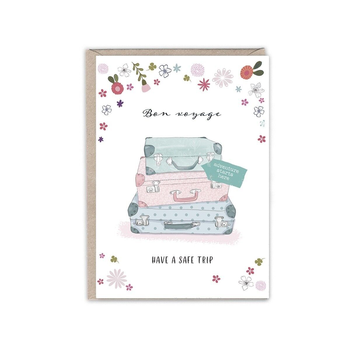 BUON VIAGGIO BUON VIAGGIO BIGLIETTO D'AUGURI