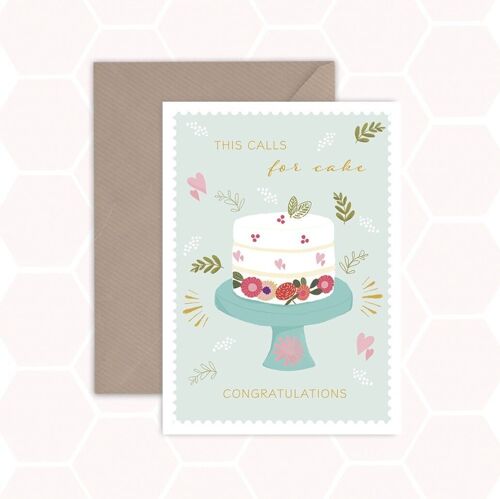 Birthday cake card