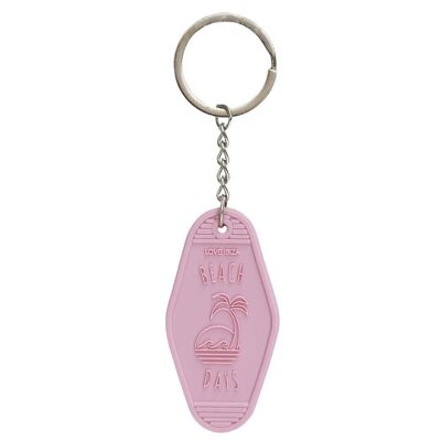 Keychain beach days pink