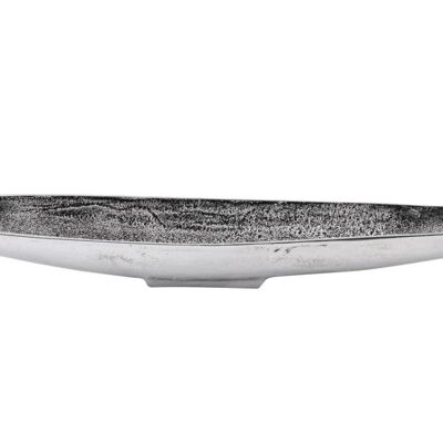Ciotola alluminio argento barca 80 cm