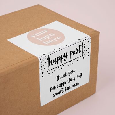 Sigilli per scatole più grandi - Happy Post - 10 fogli