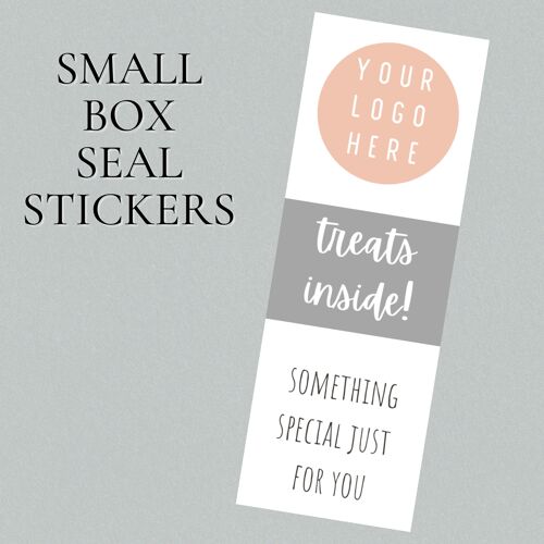 Small Box Seals - treats inside - 10 sheets