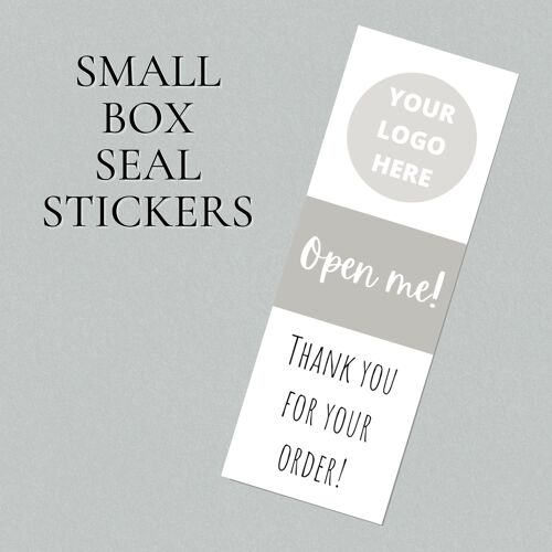 Small Box Seals - open me - 10 sheets
