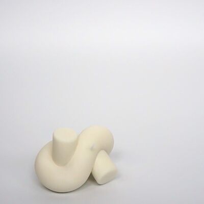Twisted Tied Knot Candle - 100% Natural Soy Wax - Sculpture Decor