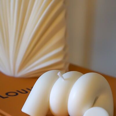 Twisted Coil Spring Candle - 100% Natural Soy Wax - Sculpture Decor