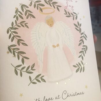 Carte de Noël déjouée de luxe Festive ANGEL 2