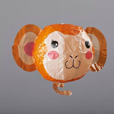 Japanischer Papierballon - Packung mit 6 - Affe