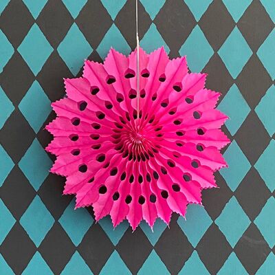 Paper Fan - Pack of 6 - Pink