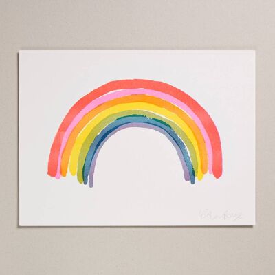 Impresión risográfica - Arco iris