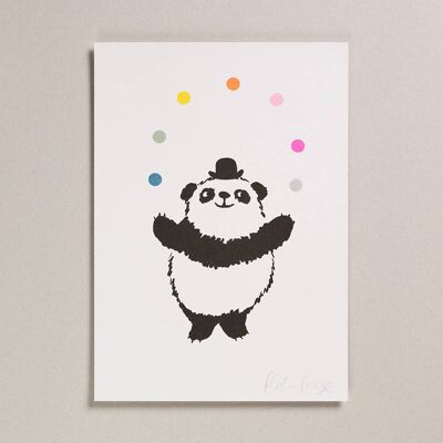 Stampa Risograph - Panda