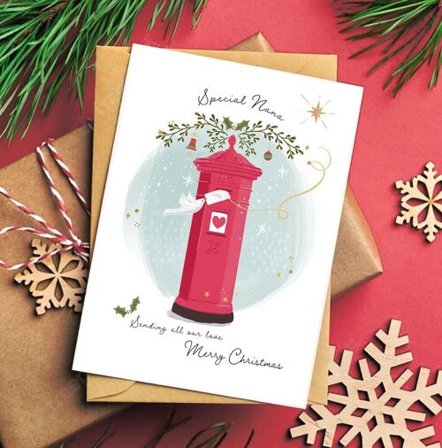 SPECIAL NANA Luxury Foiled Christmas Card