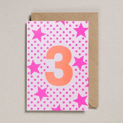 Cartes Riso - Paquet de 6 - 3 ans