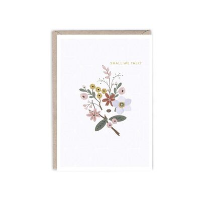 Shall we talk empathy kindness greeting card