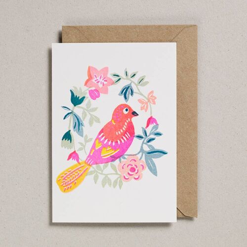 Riso Papercut Cards - Pack of 6 - Tropical Bird