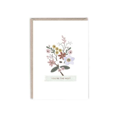 Youre the best empathy kindness greeting card