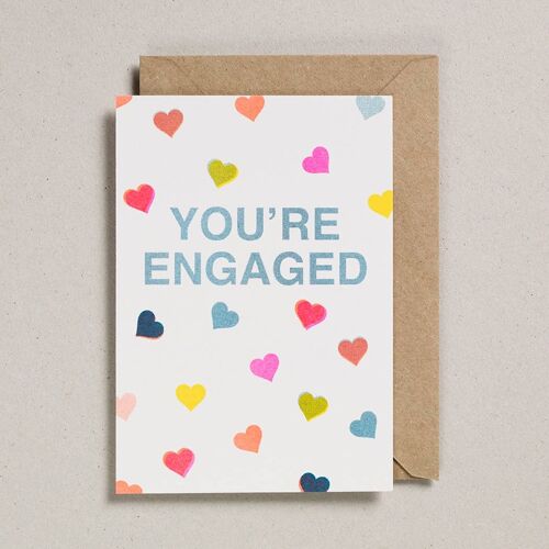 Riso Shapes - Pack of 6 - You're Engaged