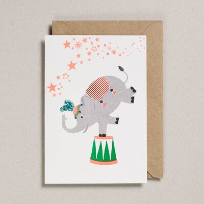 Tarjetas Confetti Pets - Pack de 6 - Elefante