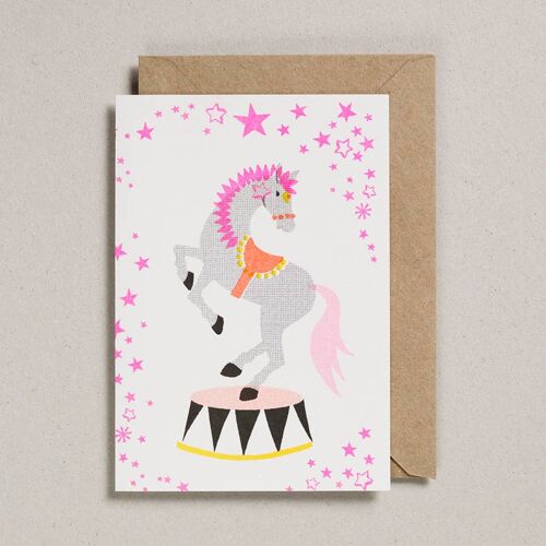 Confetti Pets Cards - Pack of 6 - Circus Horse